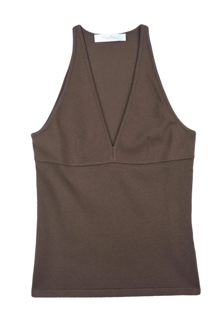 Max Mara Armida Top - Dark Brown