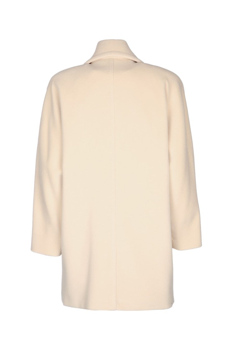 Mm Studio Double-Breasted Virgin Wool Coat
