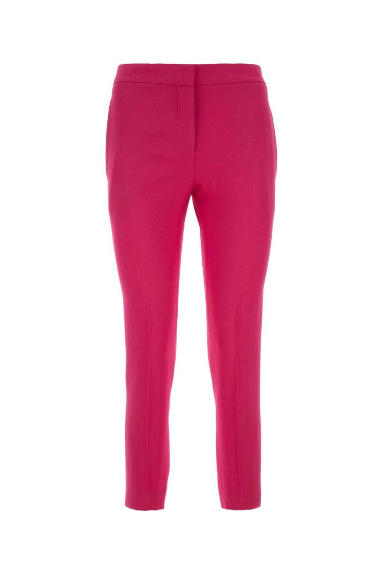 Alexander Mcqueen Fuchsia Crepe Pant