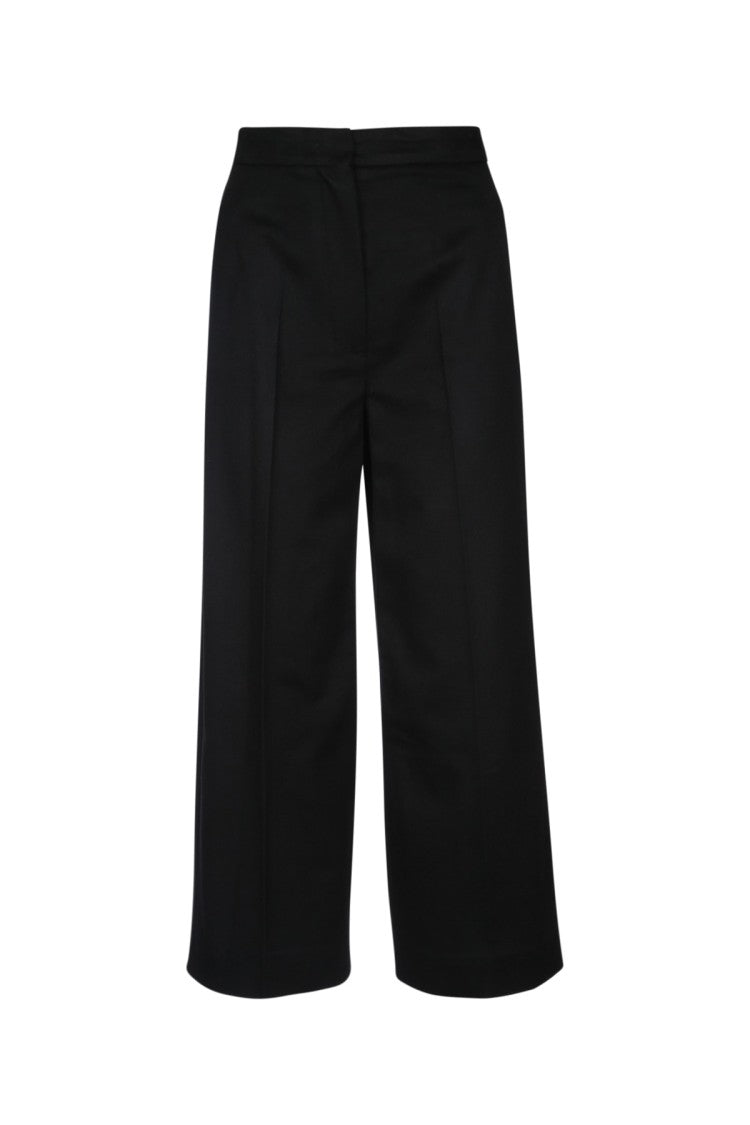 Mm Studio Wide-Leg Cropped Pants