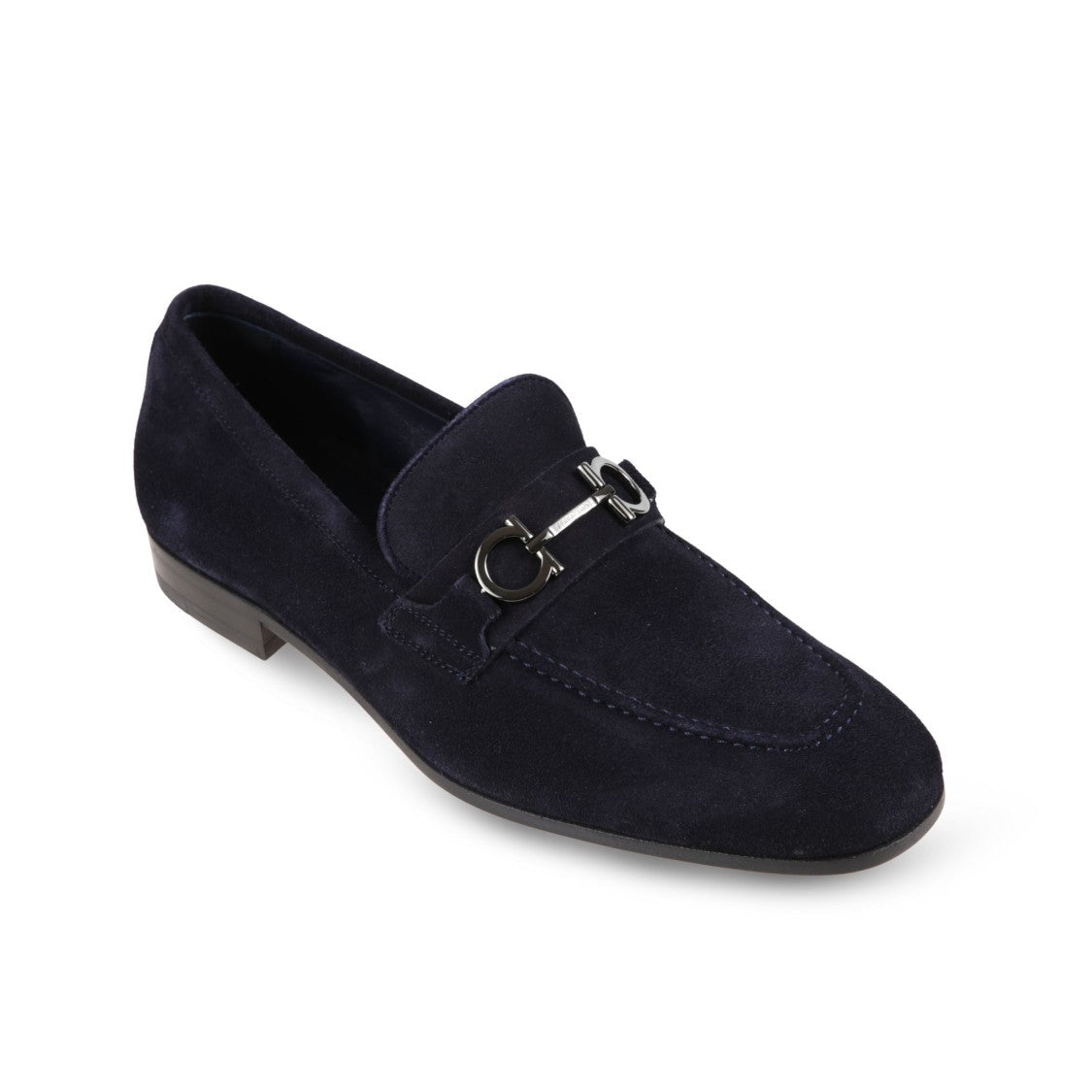 Ferragamo Refined Leather Moccasin Loafers With Subtle Stitching