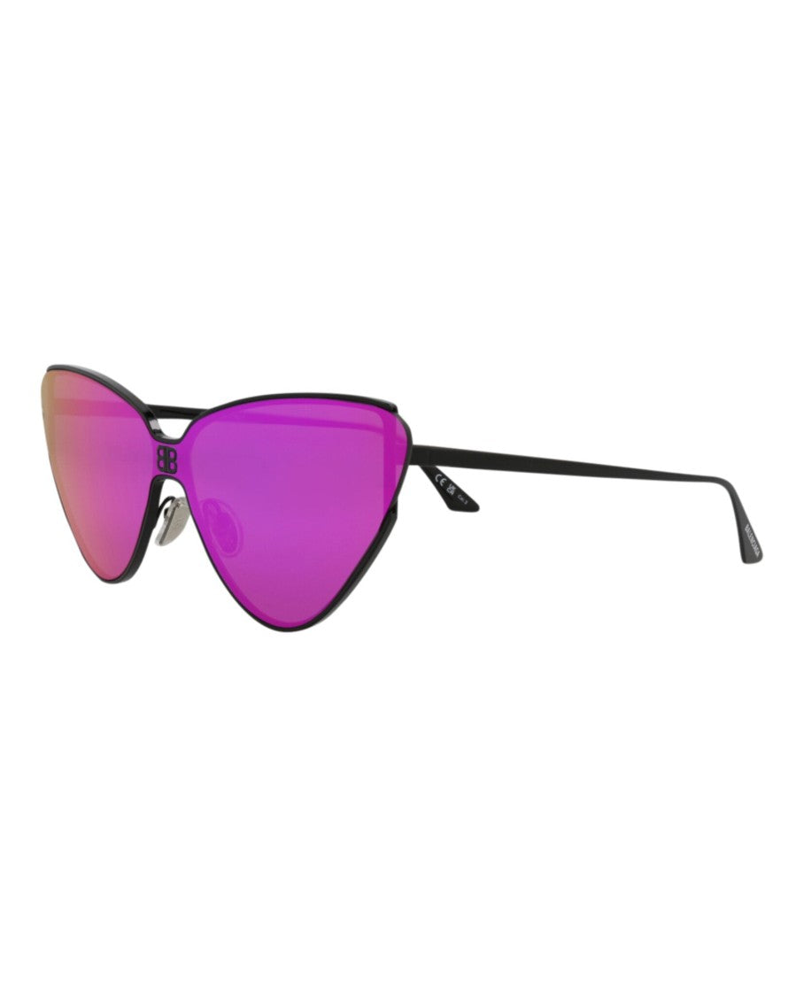 Balenciaga Cat Eye-Frame Metal Sunglasses