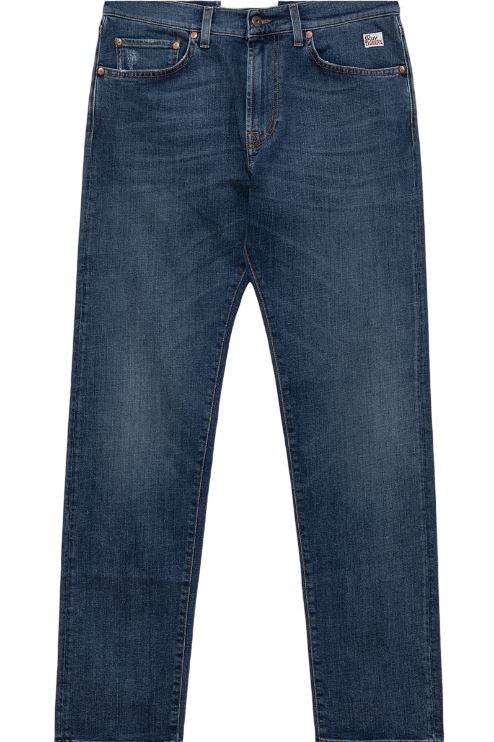Roy Rogers Medium Wash Denim Jeans With Regular Fit