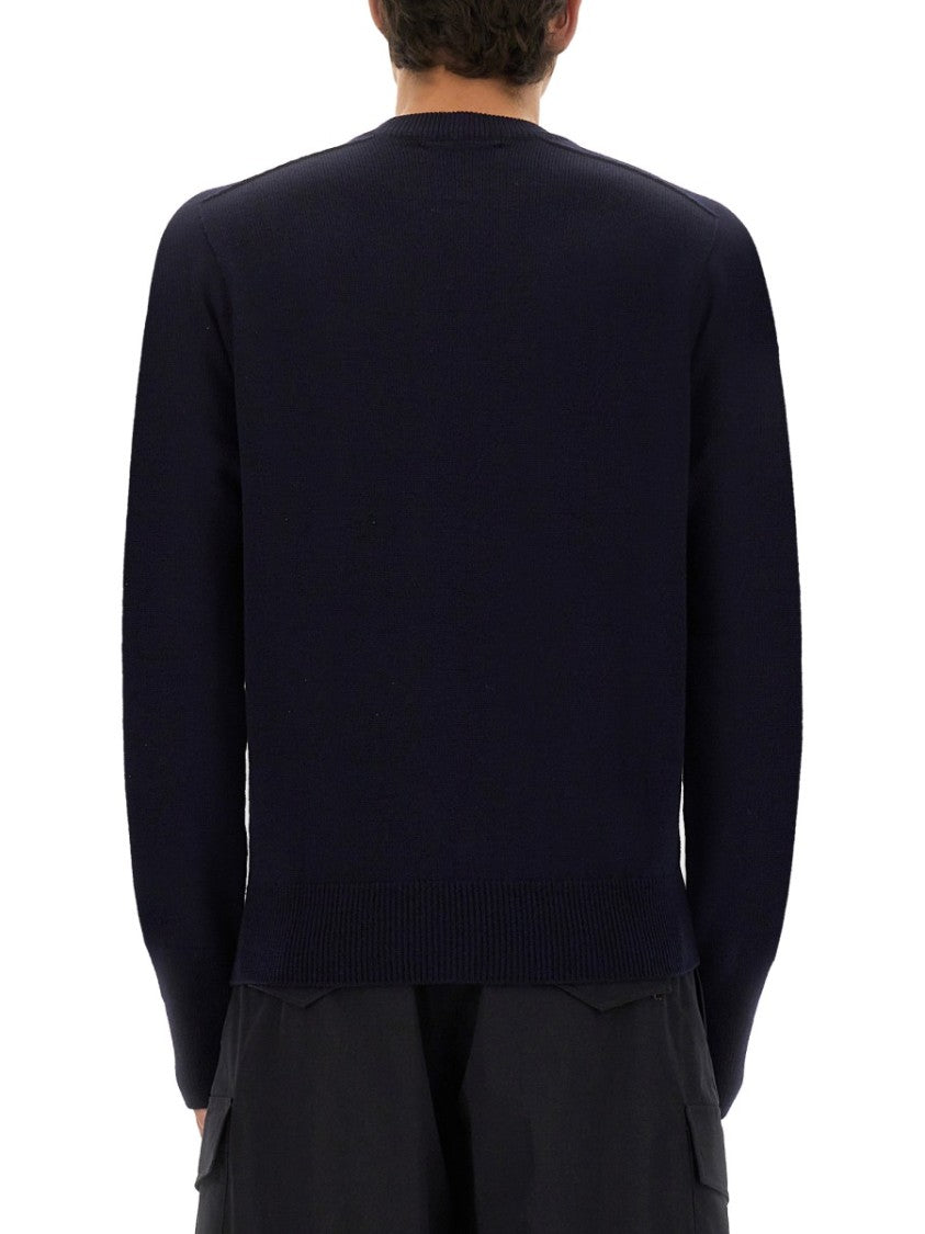 Studio Nicholson Crew Neck Black Sweater