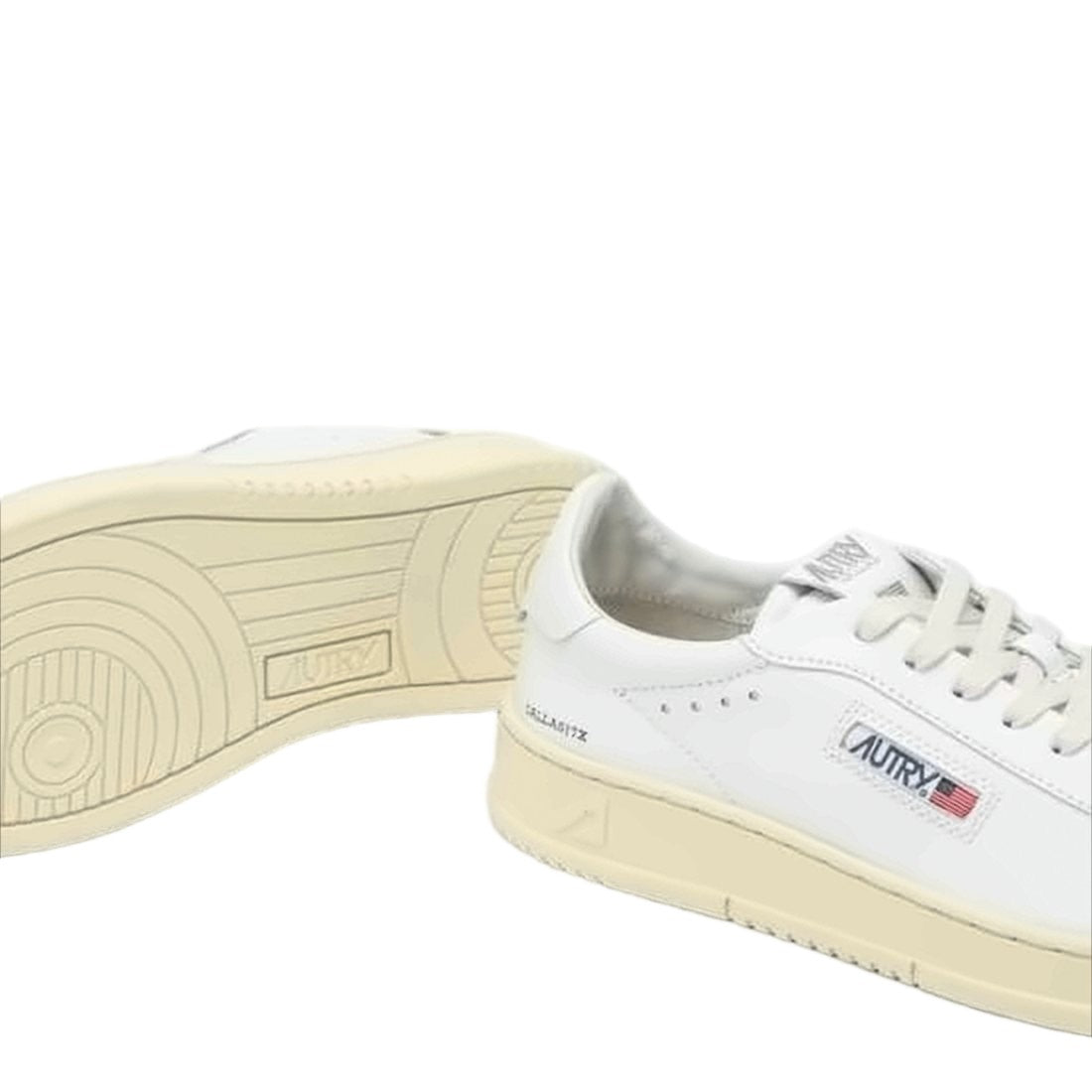 Autry Low-Top White Leather Sneakers With Minimalist Design
