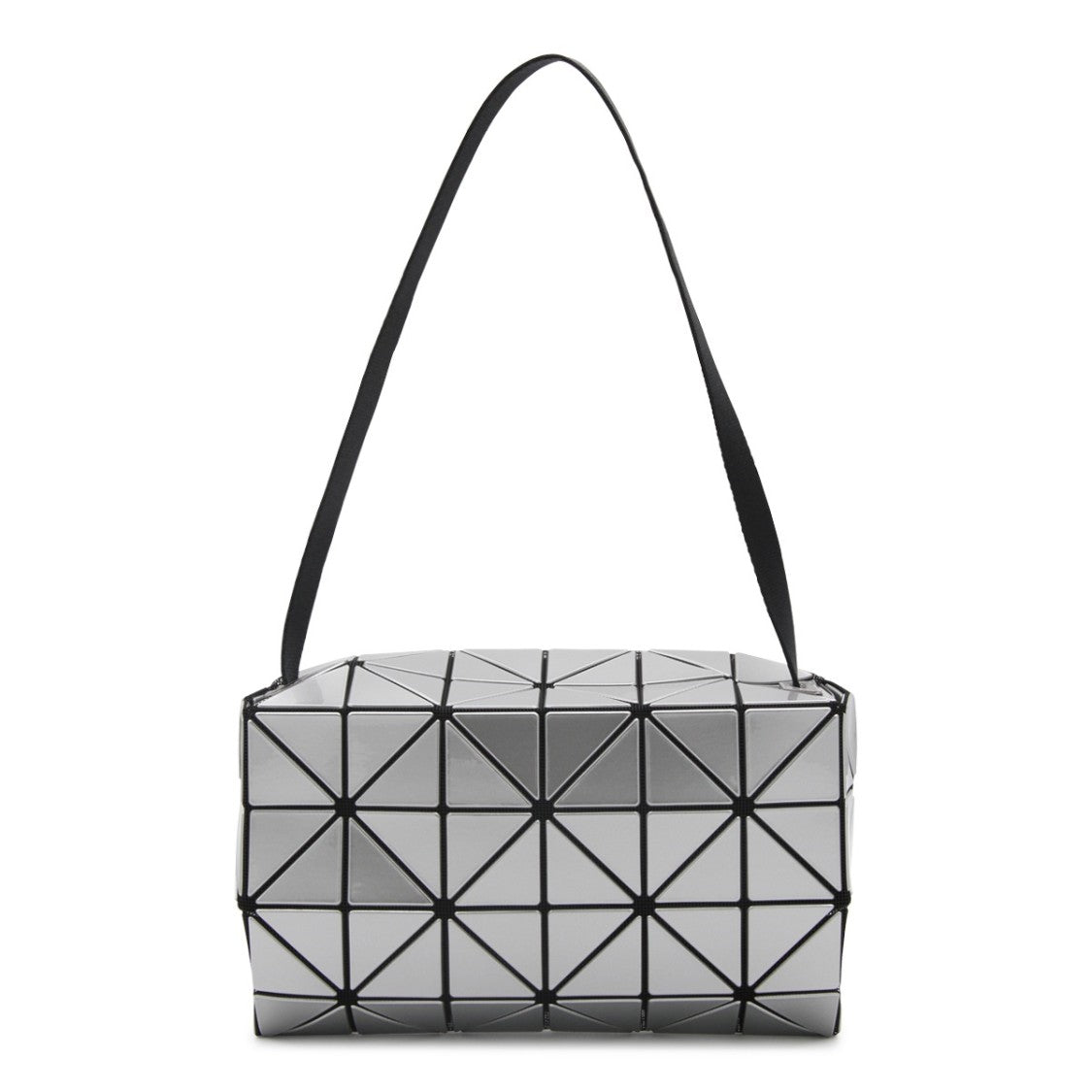 Bao Bao Issey Miyake Geometric Silver Bag With Sculptural Design