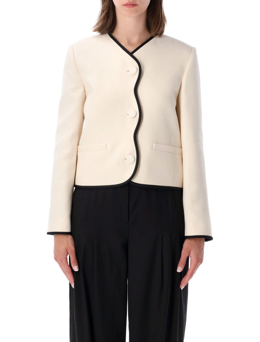Valentino Garavani Wavy Trim Waves Jacket