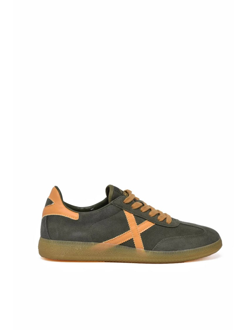Munich Green Suede Classic Sneakers