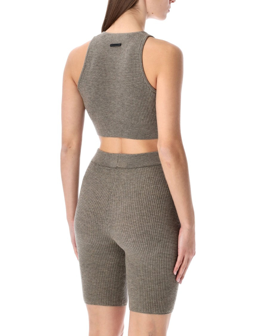 Fear Of God Waffle Knit Cropped Sport Tank