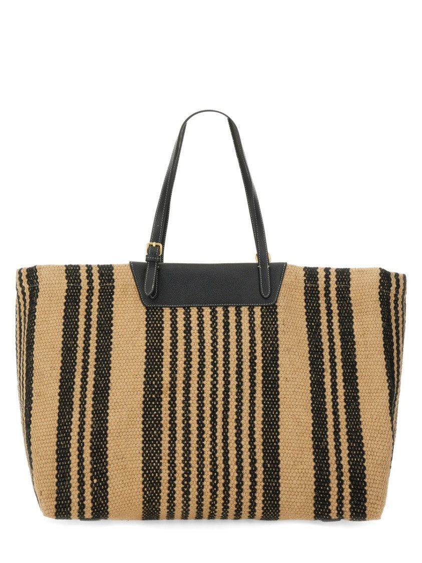 Anya Hindmarch Woven Tote Bag With Logo