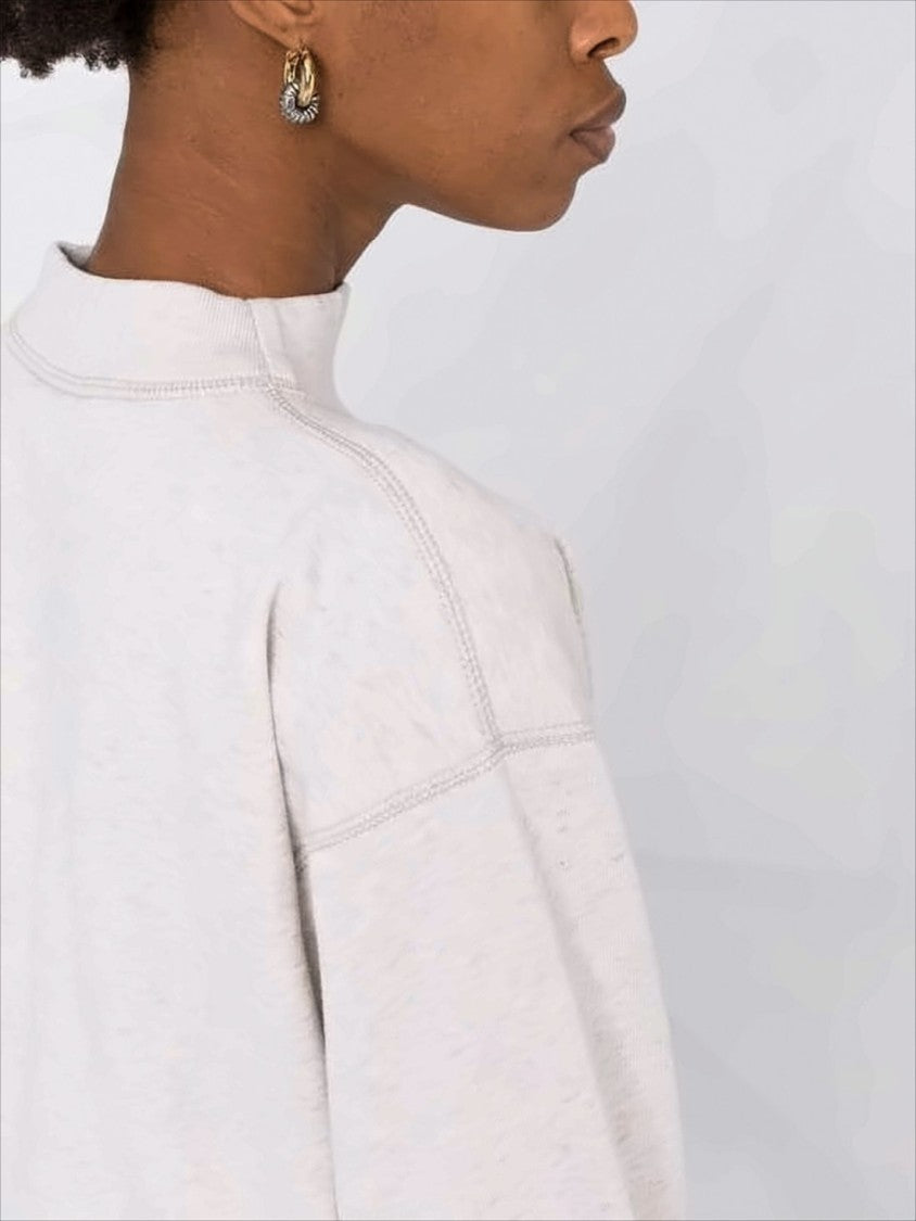 Isabel Marant Long-Sleeve Sweatshirt With Bold Graphic Logo