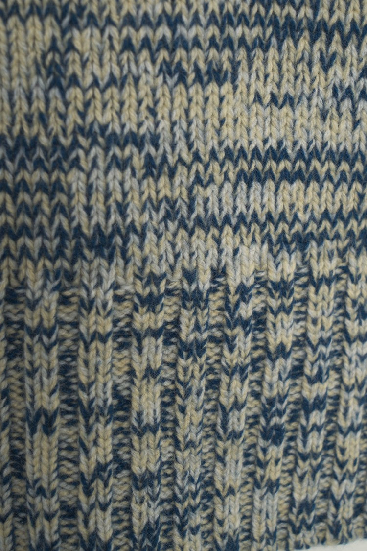 Munthe Knitted Gilet With Deep V-Neck And Melange Pattern