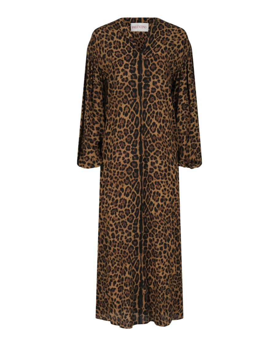 Valentino Escape Leopard Print Kaftan