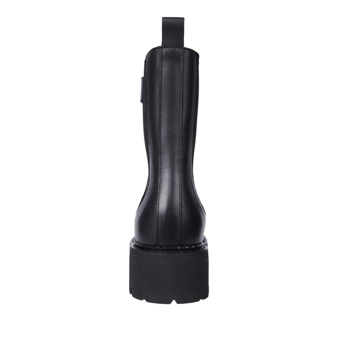 Tommy Jeans Black Urban Leather Slip-On Chelsea Boots