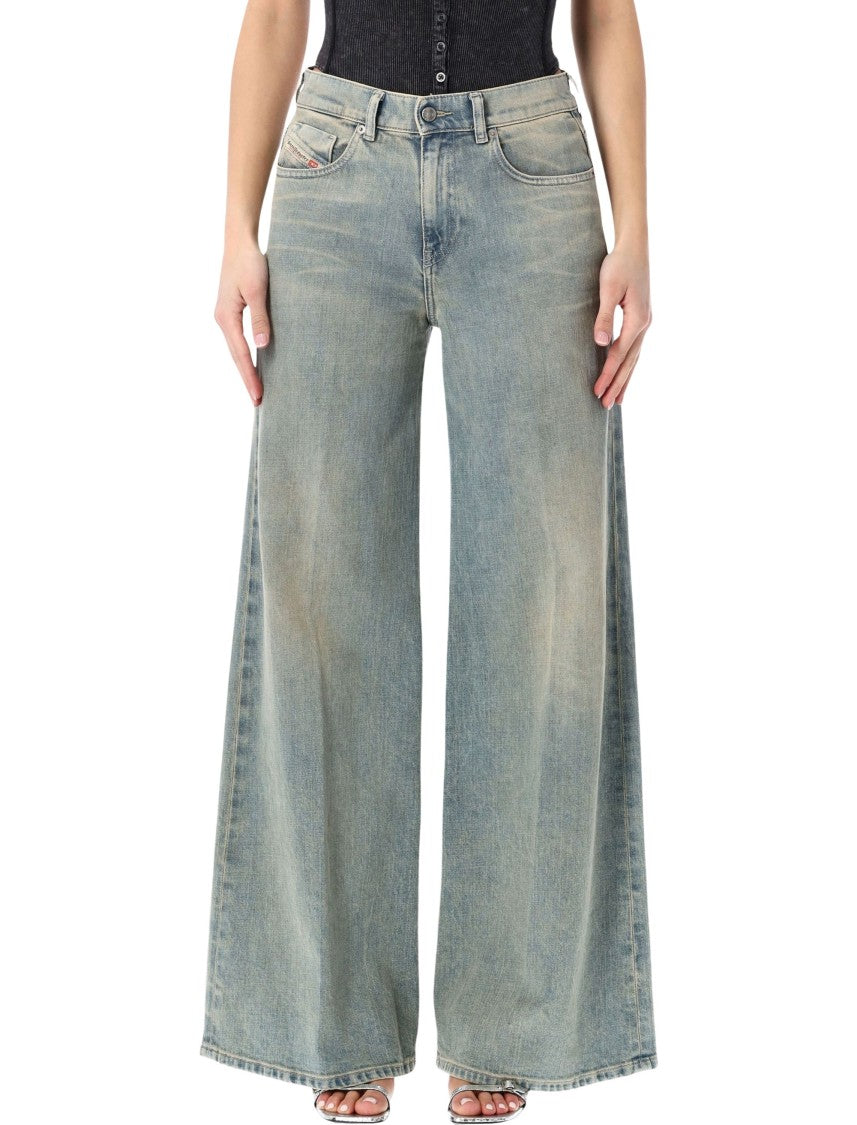 Diesel Akemi Flared Mid Rise Jeans