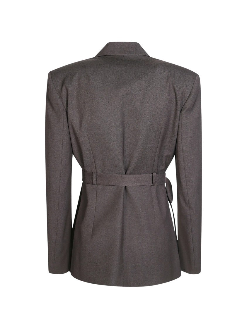Pinko Vitiano Giacca Tailored Brown Blazer
