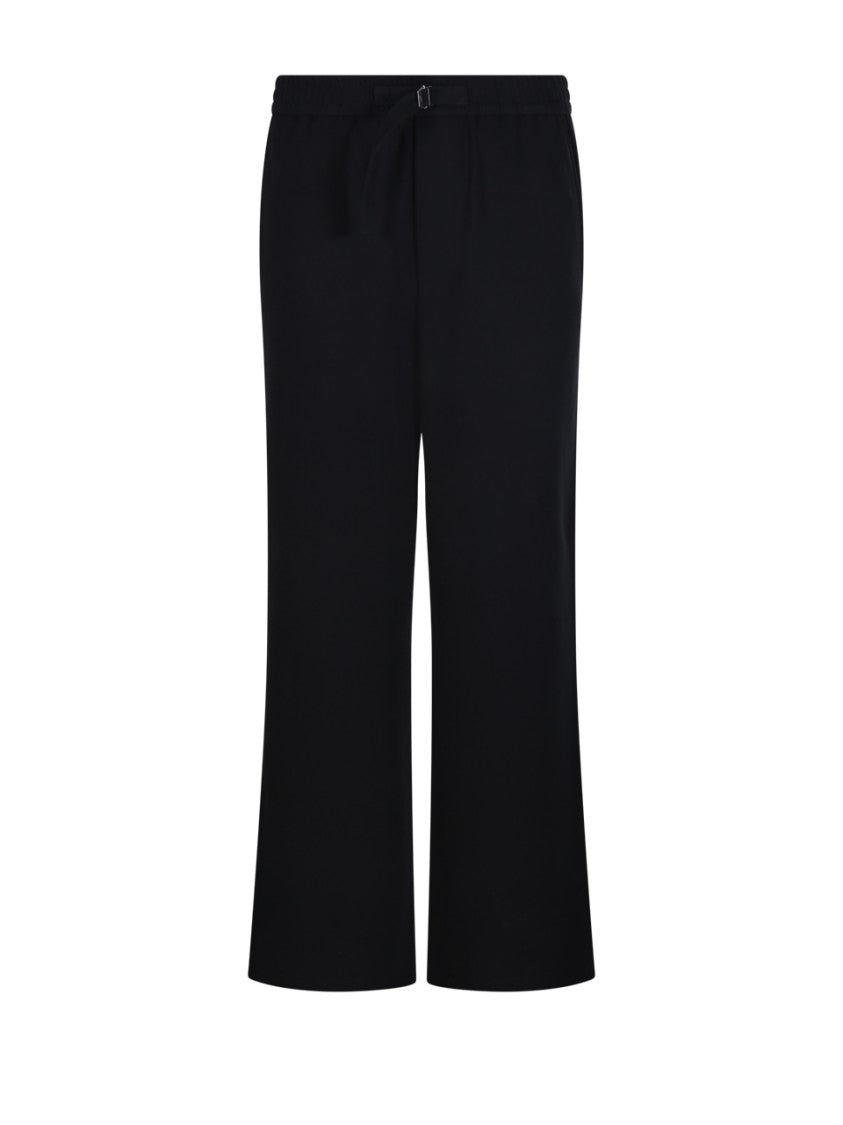 Ami Relaxed Fit Black Trousers