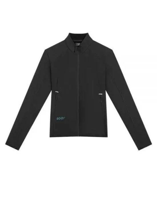 Soar Running Minimalist Black Long-Sleeve Running Top With Zippered Details