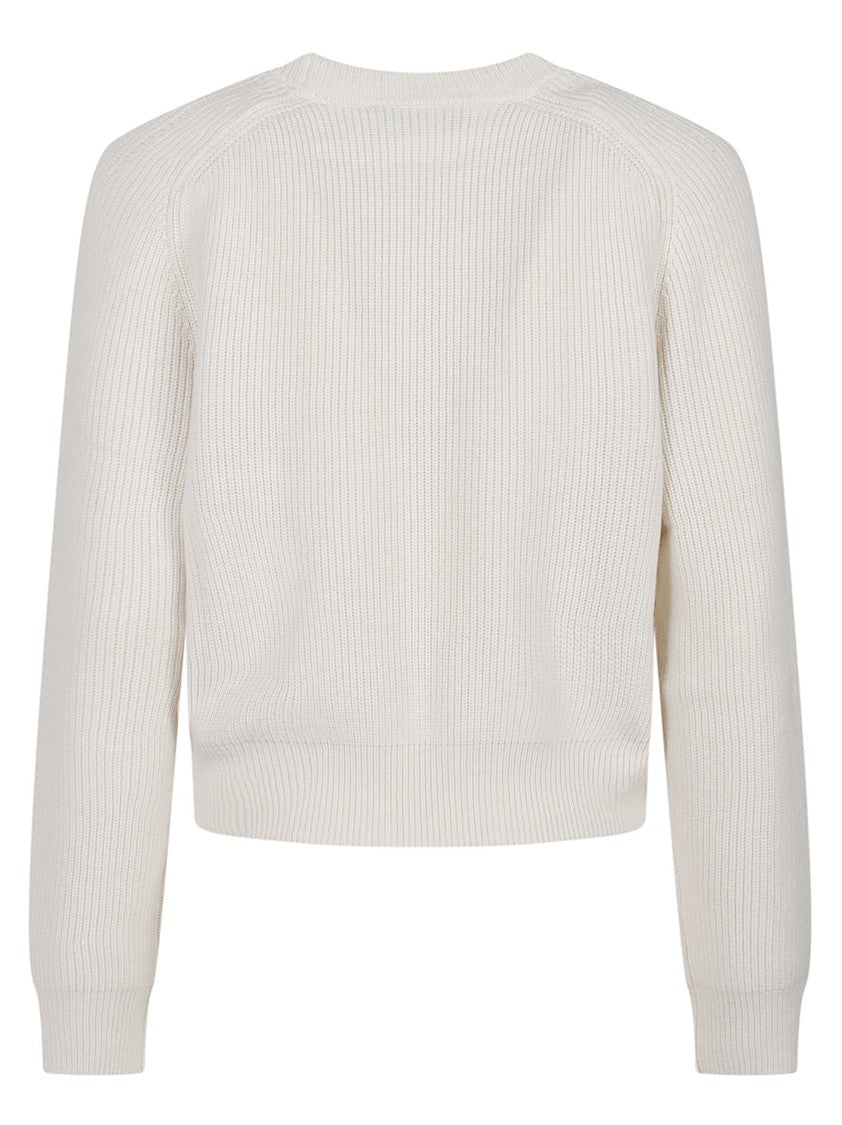 Iro Celena Cropped Ribbed Viscose Sweater