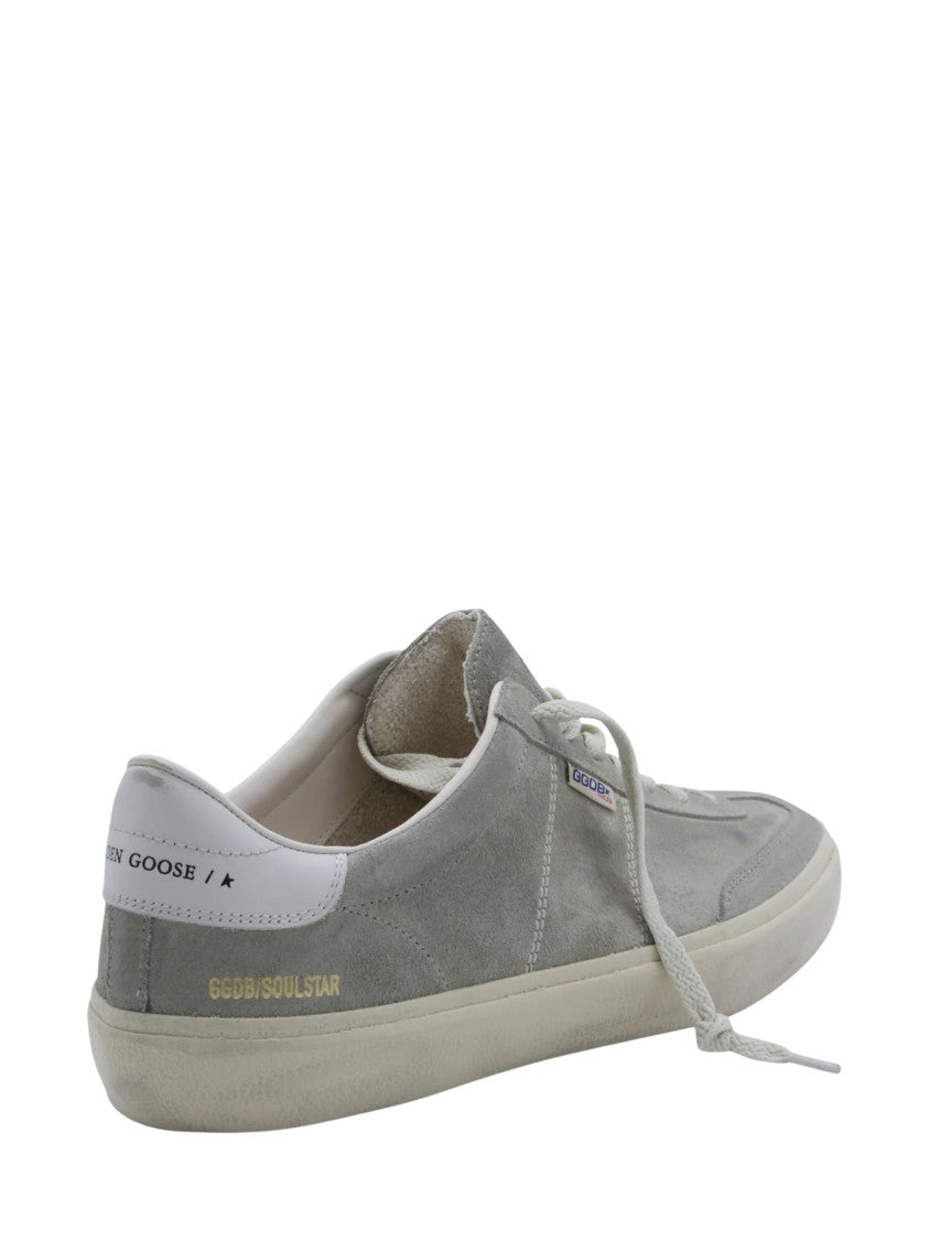 Golden Goose Grey Suede Soul Star Sneakers