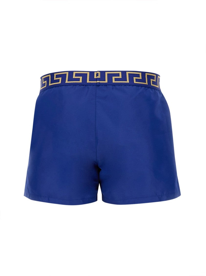 Versace Sea Shorts With Greek Border