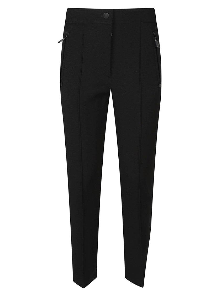 Moncler Grenoble Straight Leg Black Polyamide-Blend Pants