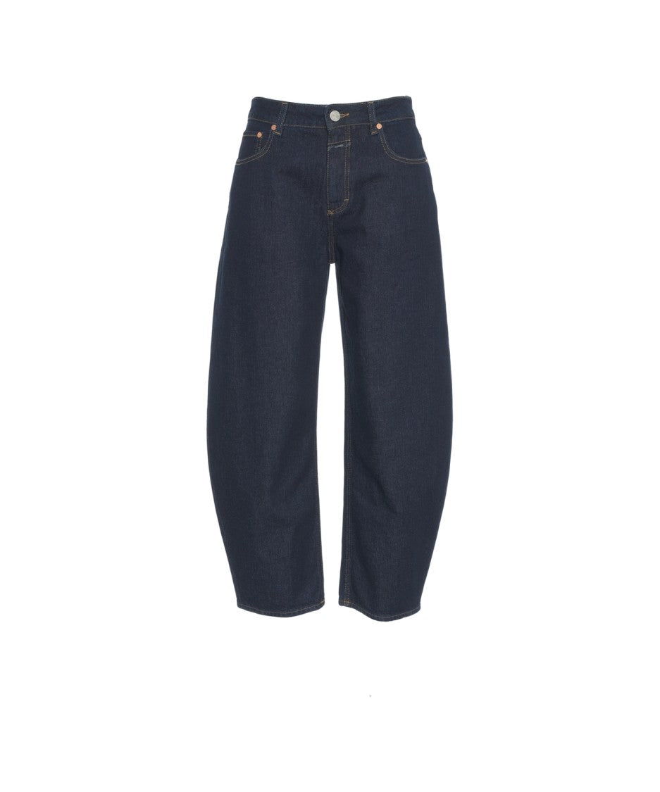 Closed Relaxed Fit High-Waisted Jeans With Classic Five-Pocket Design