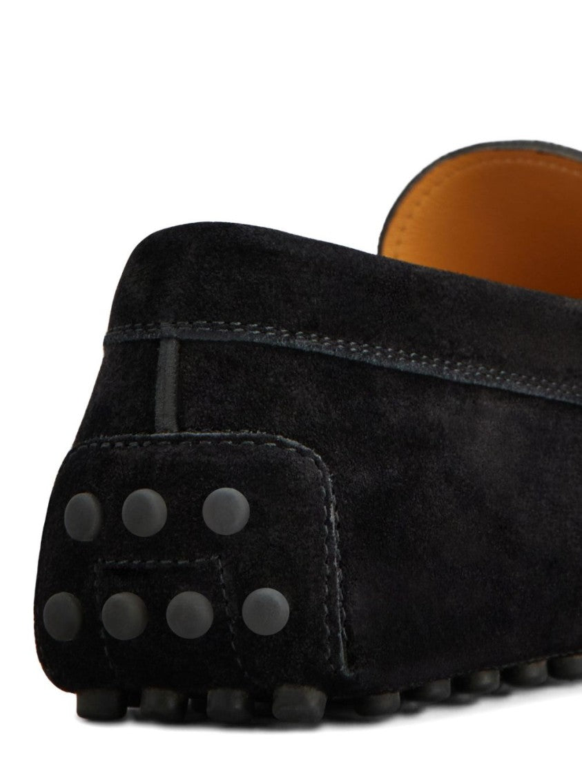 Tod's Loafers With Boar Suede Overlays