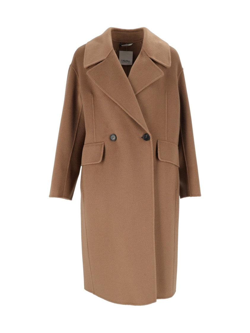 Max Mara Camel Bruno Double-Breasted Coat
