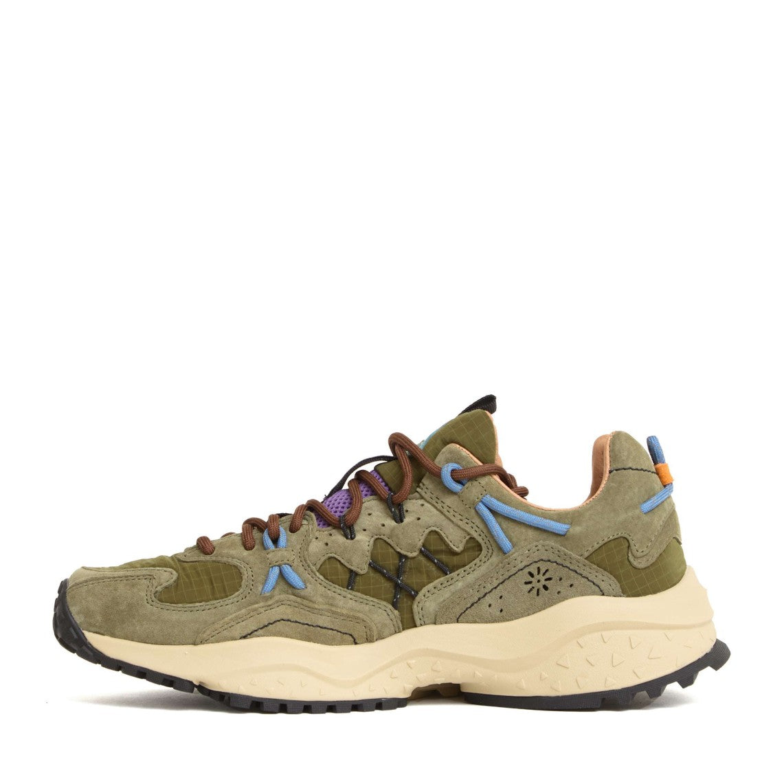Flower Mountain Yamabushi Trekking Sneakers With Suede And Nylon Design