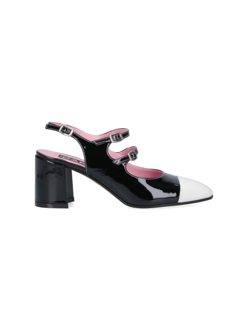 Carel Carel "Papaya" Slingback – Black Patent