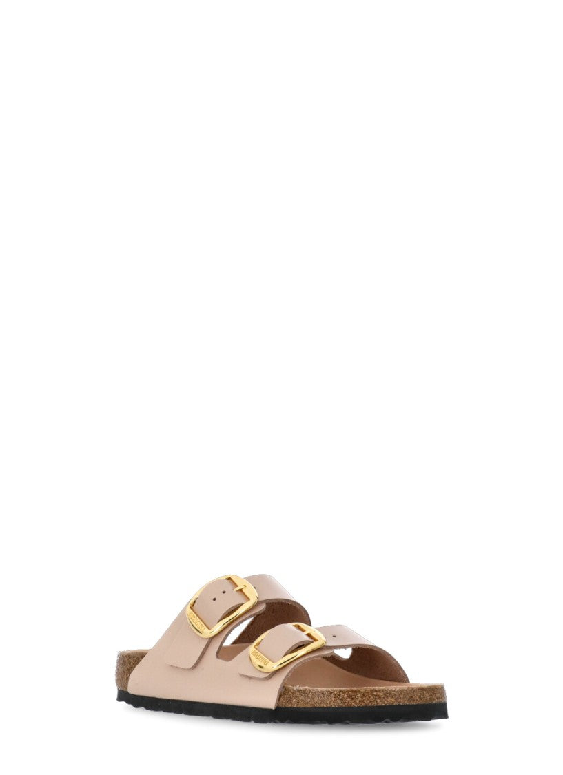 Birkenstock Beige Arizona Large Buckle Sandals