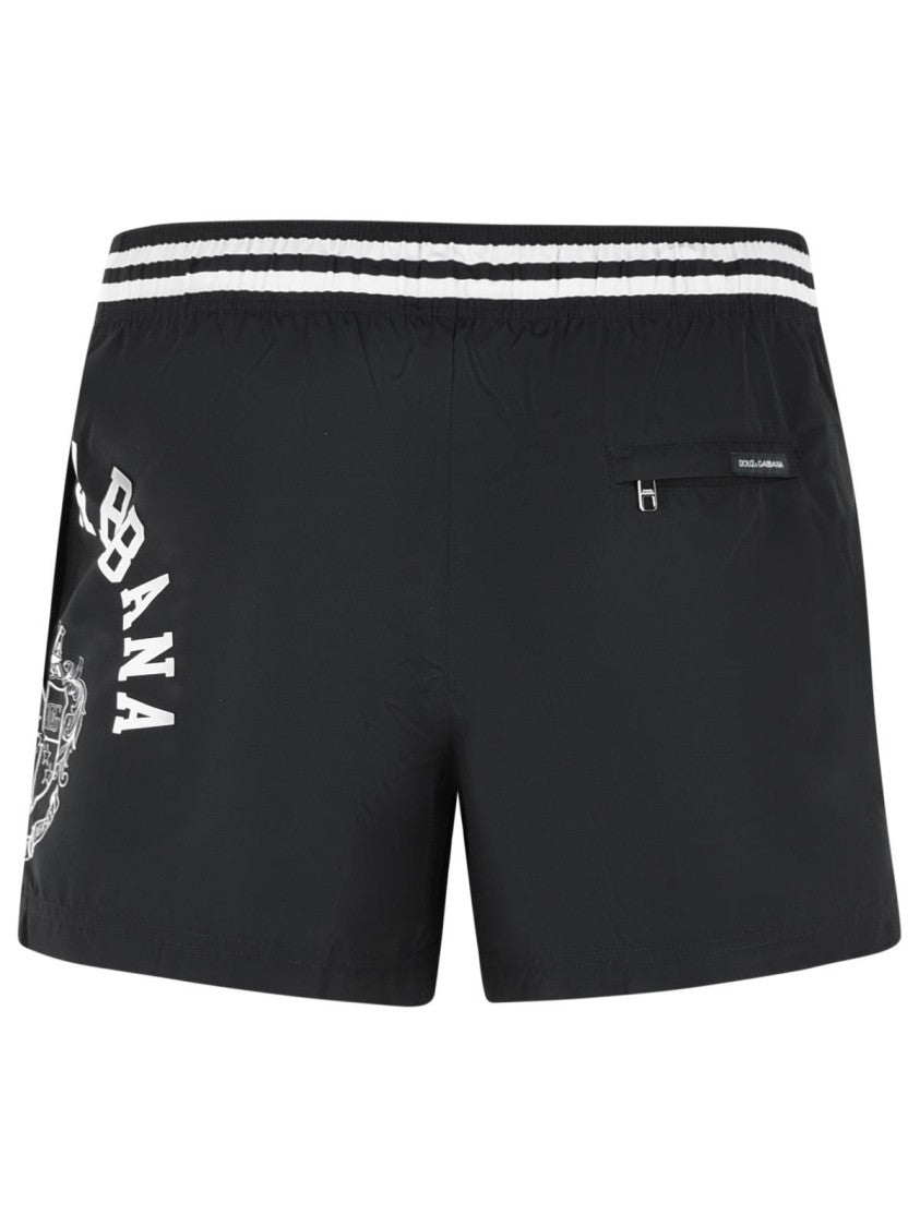 Dolce & Gabbana Black Polyester Swimsuit