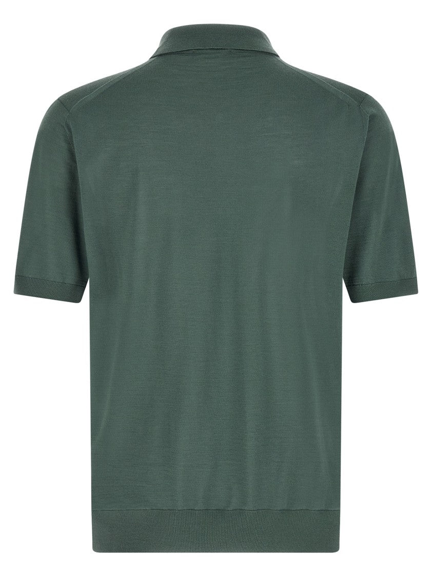 Prada Superfine Wool Polo Shirt