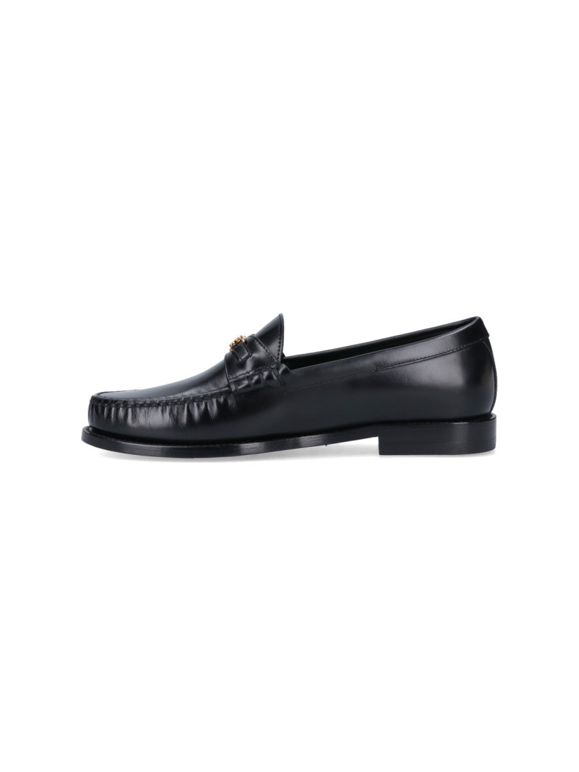 Céline "Triomphe" Loafers Black