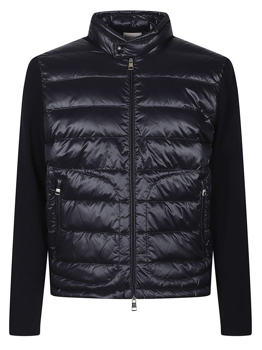 Moncler Tricot Polyamide Hybrid Cardigan