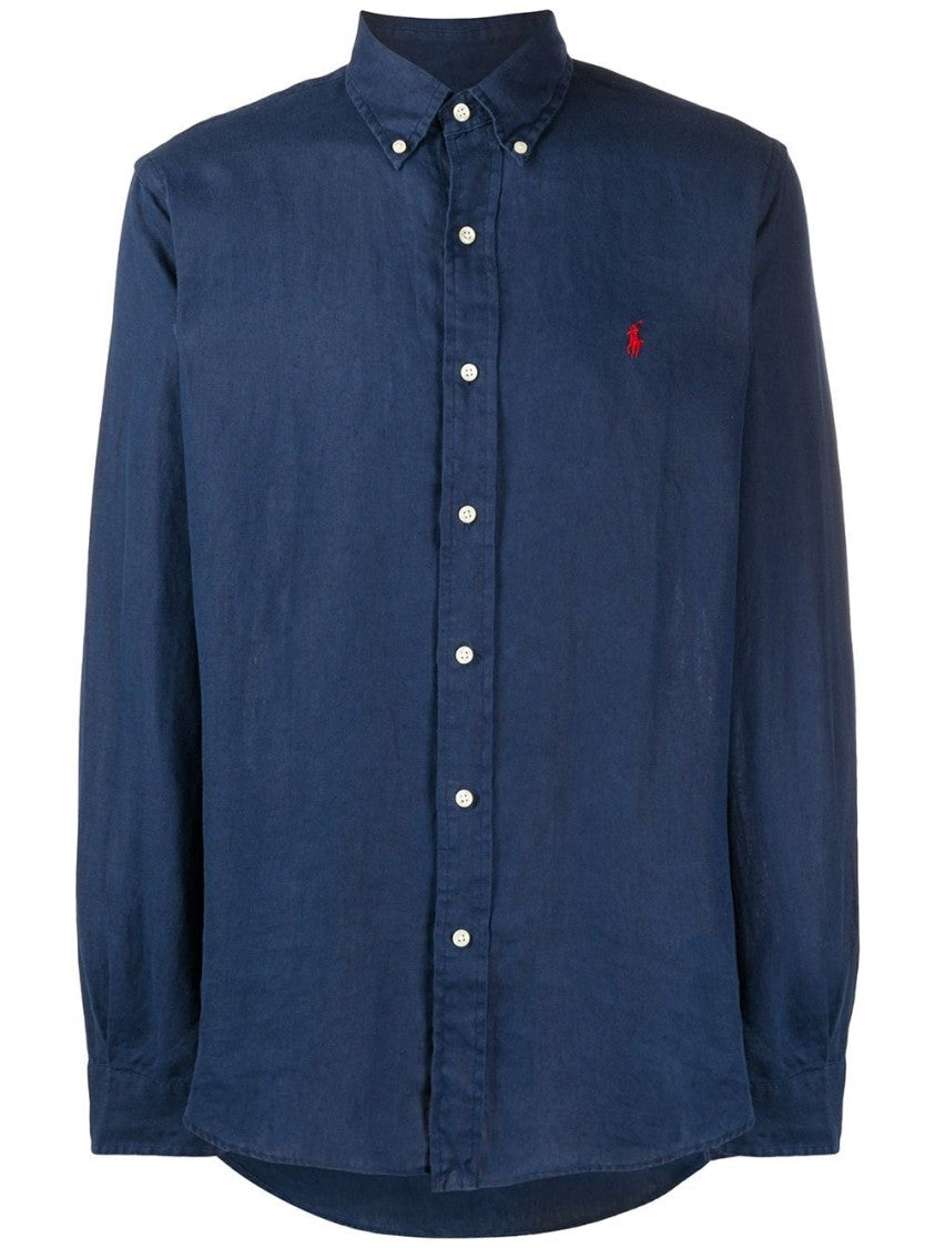 Polo Ralph Lauren Custom Fit Long Sleeve Linen Shirt