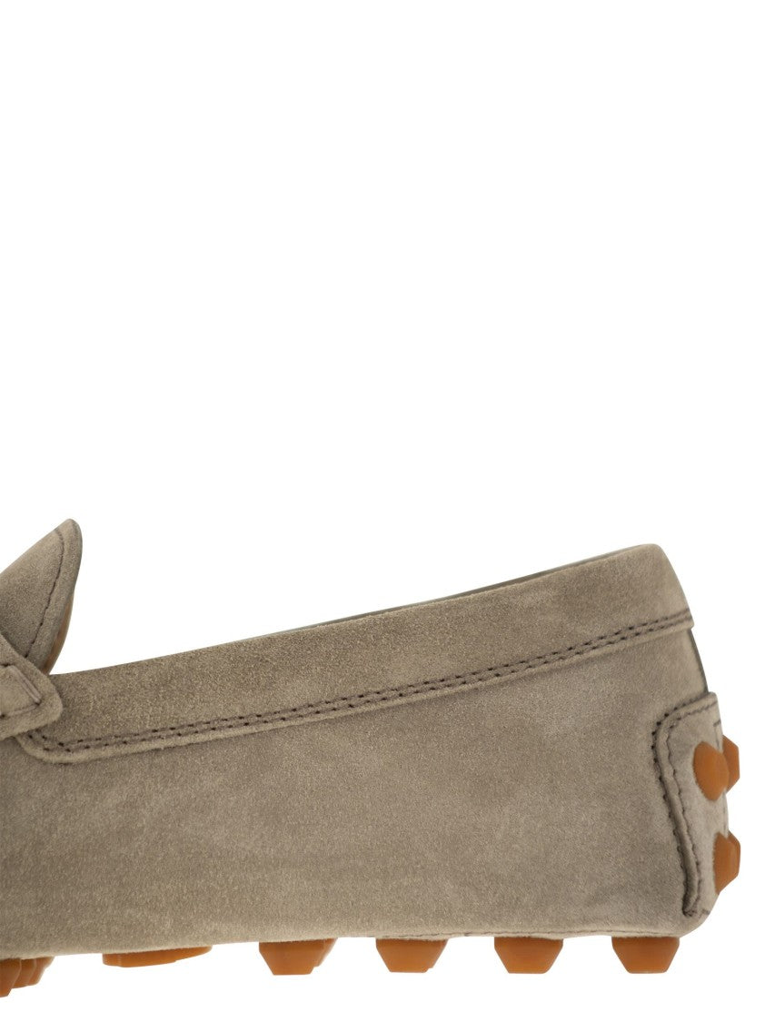 Tod's Rubber Bubble T In Suede Leather