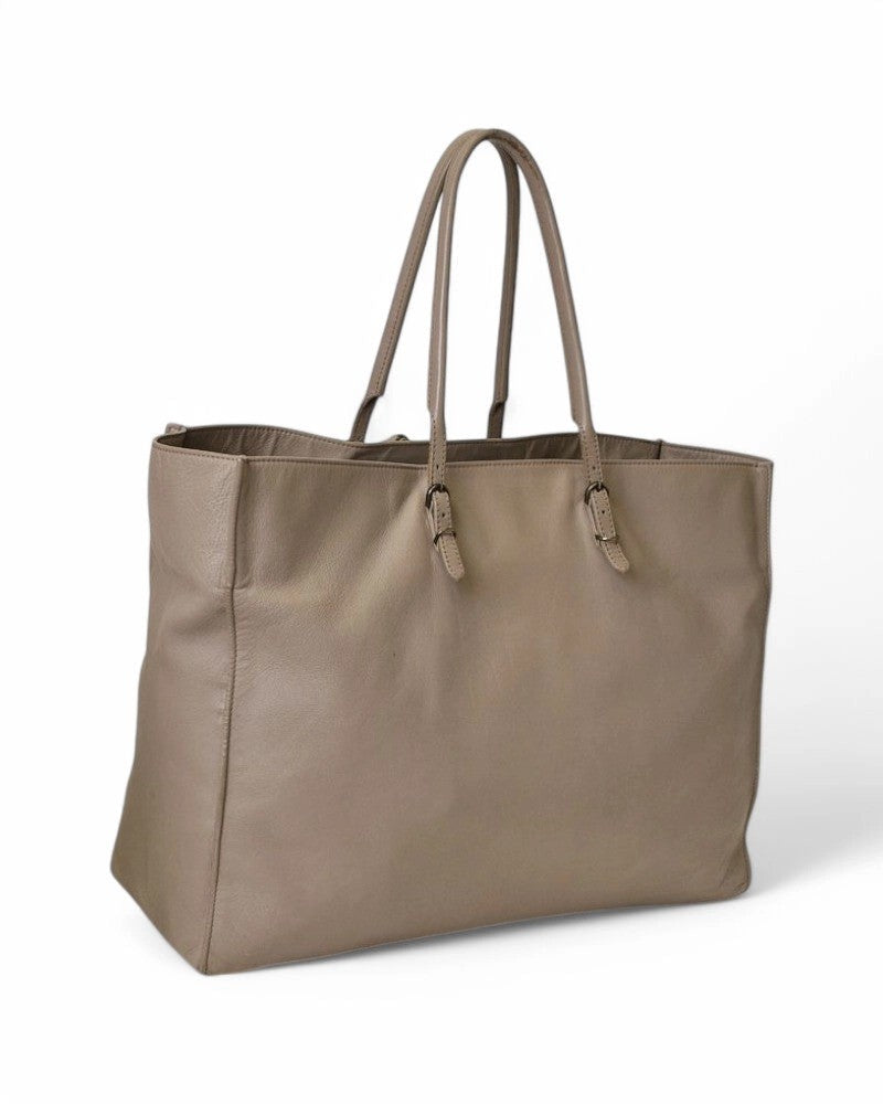 Balenciaga City Paper A4 Beige