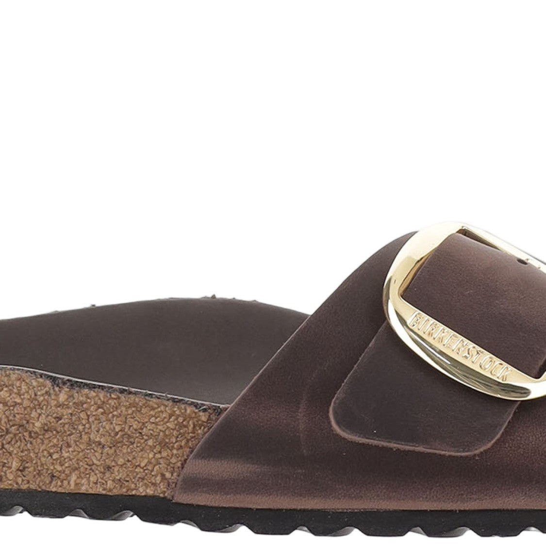Birkenstock Madrid Sandals With Large Buckle And Cork Sole