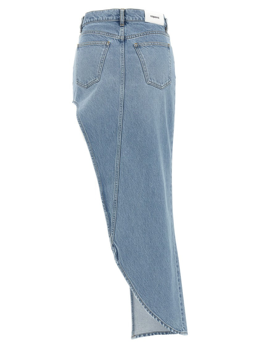 Coperni 'One-Leg Denim' Skirt