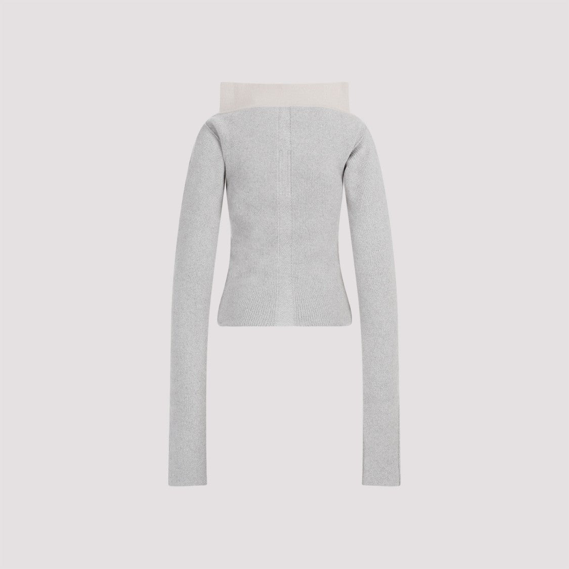 Rick Owens Cowl Pearl Cashmere Pullover
