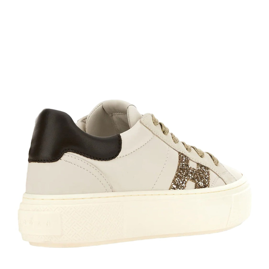 Hogan Chunky Platform Sneakers With Glittering 'H' Logo