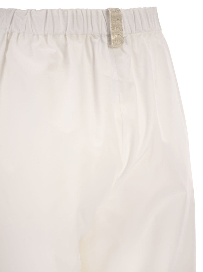Fabiana Filippi Cotton Poplin Top With Eco-Brass Details