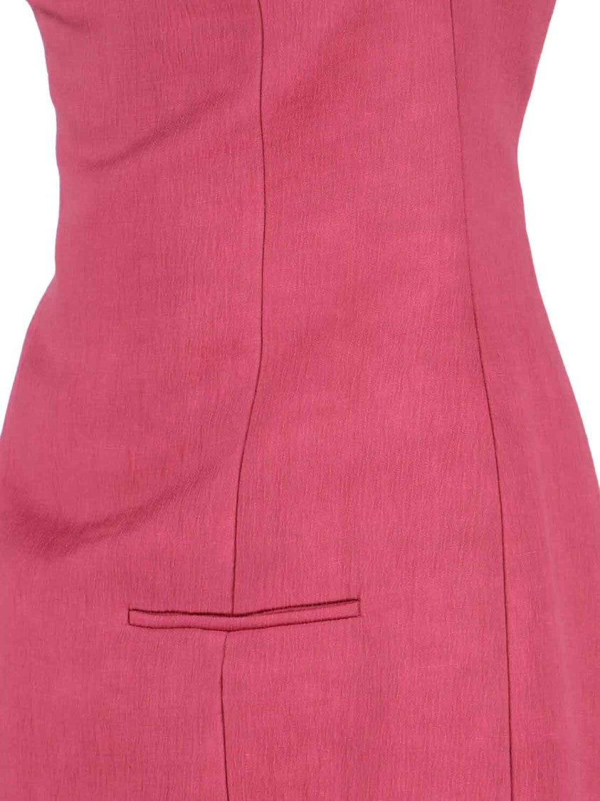 Calvin Klein Midi Dress With Sweetheart Neckline