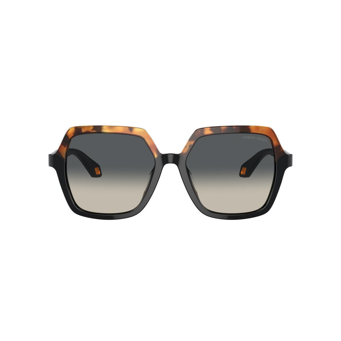 Giorgio Armani 0Ar8193u Oversized Square Sunglasses With Tortoiseshell And Gradient Lenses