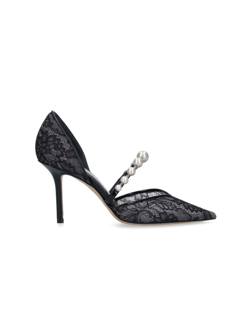 Jimmy Choo Black Aurelie 85 Pumps