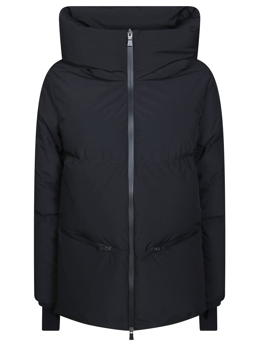 Herno Short Matte High Collar Down Jacket