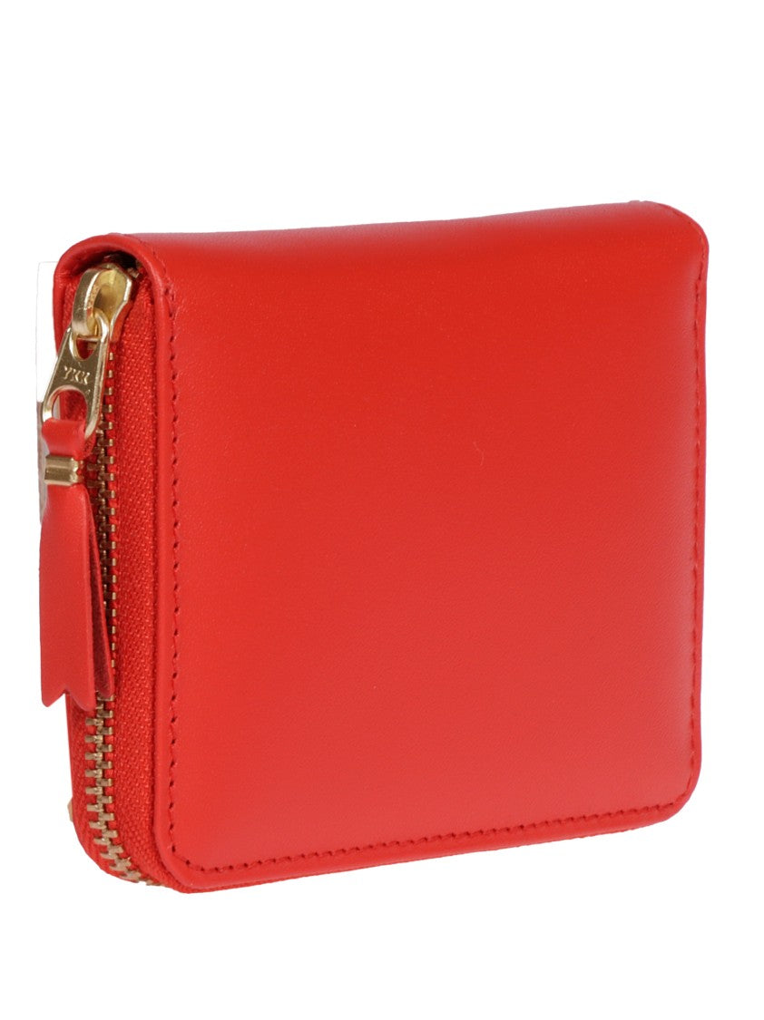 Comme Des Garçons Orange Wallet With Zip