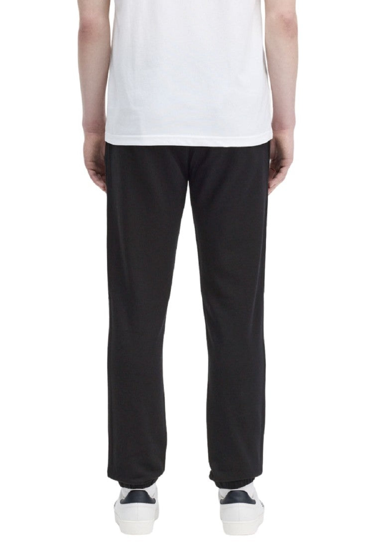 Fred Perry Black Cotton Trousers